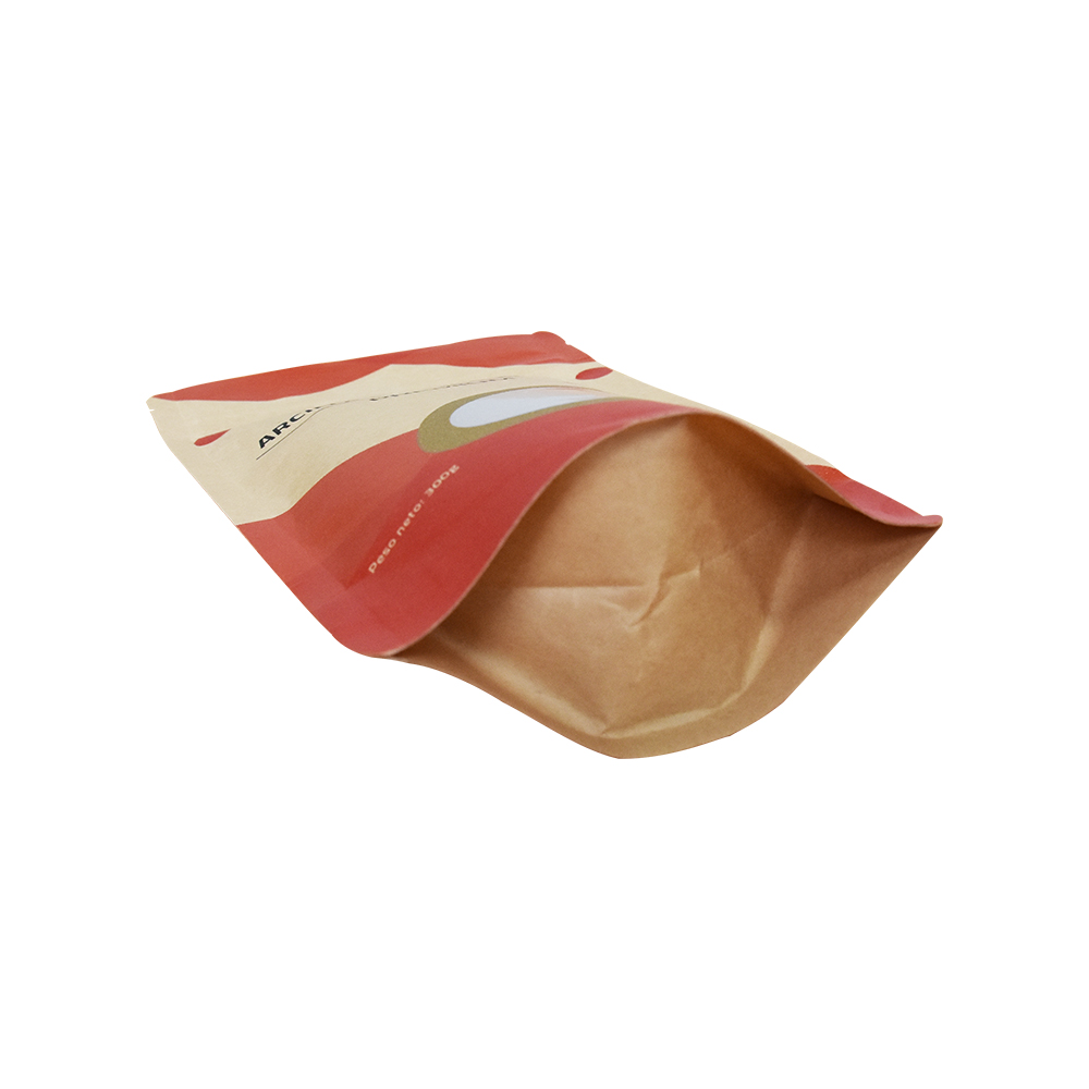 Упаковка из крафт-бумаги индивидуального размера для не пищевых продуктов с окном и замком