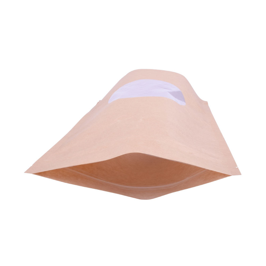Новый Дизайн Перерабатываемый Экологически Чистый Крафт-бумажный Пакет С Окном