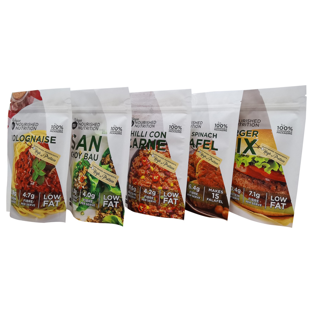 Индивидуальный дизайн логотипа Производитель биоразлагаемых пакетов для пищевых продуктов из PLA в Китае