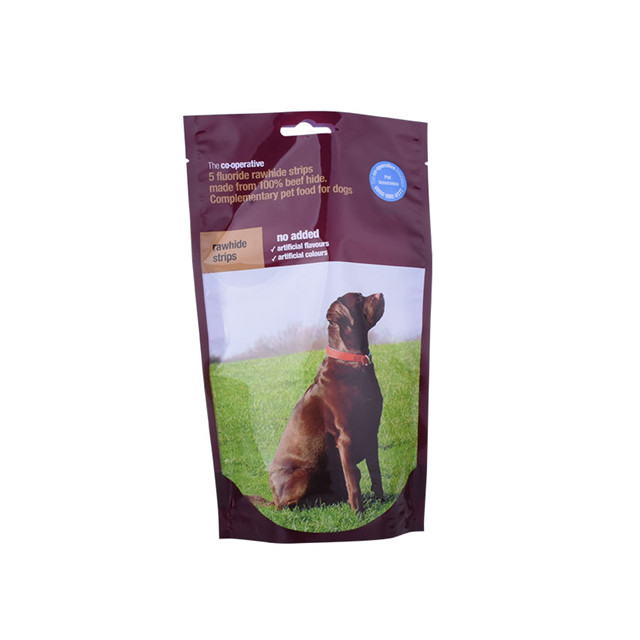 Пакет для упаковки кормов для собак с индивидуальной печатью