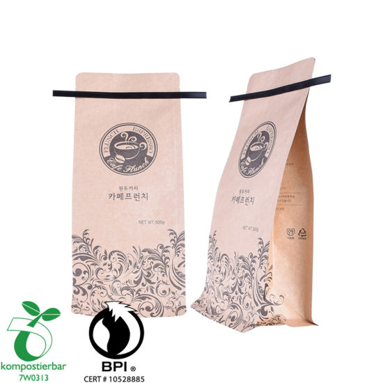 Хорошее уплотнение Ayclity Square Bottom Green Coffee Bag Производитель из Китая