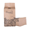 Биодеградируемый кофейный пакет из компостируемого материала с плоским дном 500 г