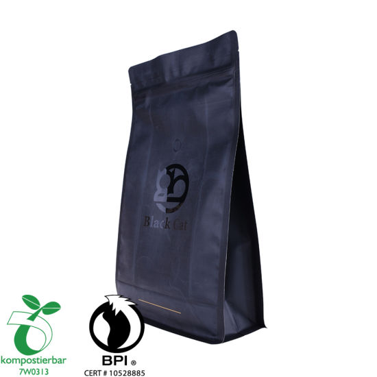 Ziplock Square Bottom Biodegradable Food Grade Bag Factory Китай