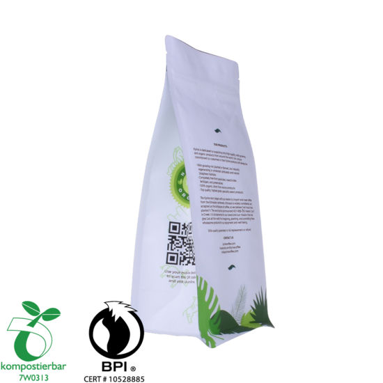 Food Ziplock Block Bottom Coffee Packaging Paper Supplier в Китае