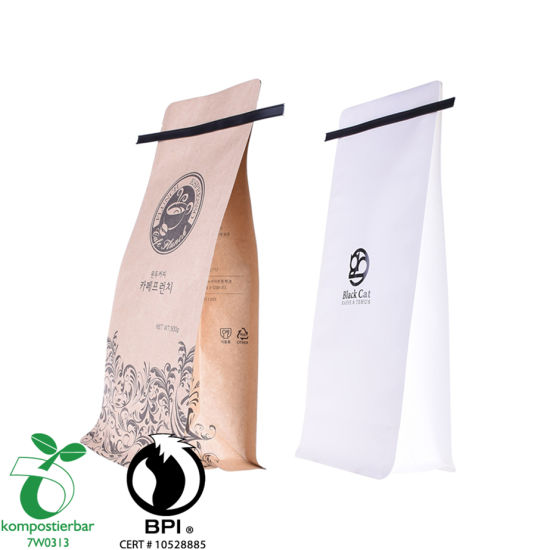 Переработка компостируемых пакетов для кофе из крафт-бумаги из Китая