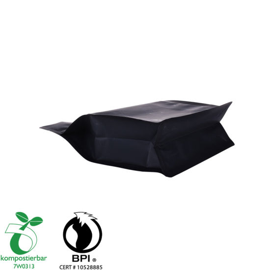 500 г матовый черный матовый нижний пакет из ламинированного майлара для гибкой упаковки