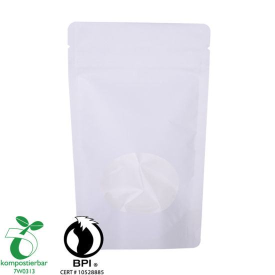 Компостируемый мешок Gunny для пищевых продуктов Ziplock для кофейной фабрики в Китае