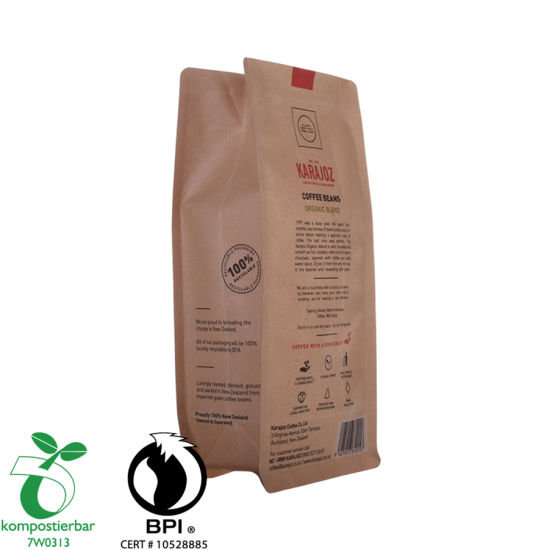Ziplock Box Bottom Coffee Bag Tin Tie Производитель Китай