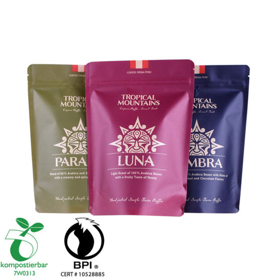 Food Ziplock PLA подвесной ушной мешок для кофе производитель из Китая