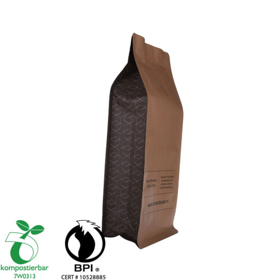 Мешок для кофе с застежкой-молнией Doypack с боковой вставкой и клапаном Производитель Китай