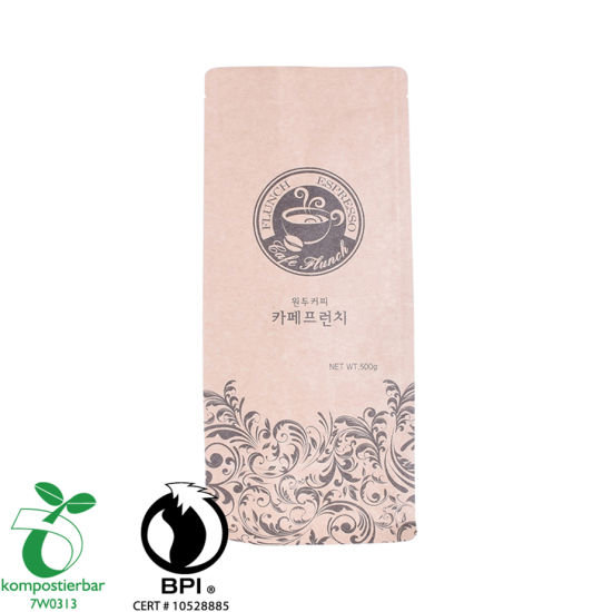 Глубокая печать Красочная крафт-бумага Пищевая упаковка для кофе Производитель Китай